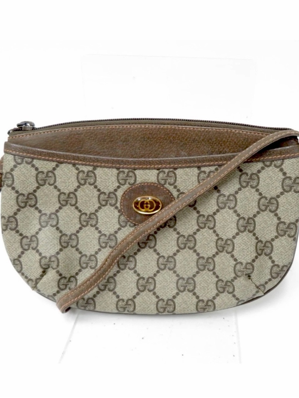 GUCCI LOGO SUPREME CANVAS  CROSSBODY BAG